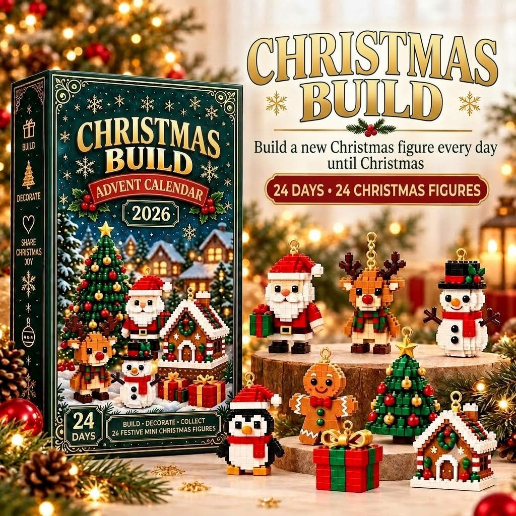 Christmas Building Set – Build a New Christmas Figure Every Day Until Christmas Eve