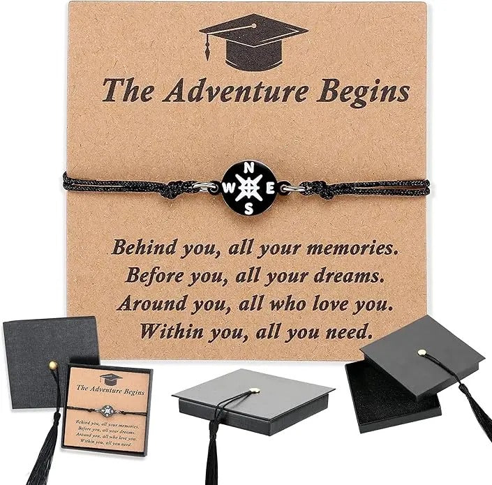 Meaningful Graduation Gift - Adjustable Bracelet with Beautiful Message