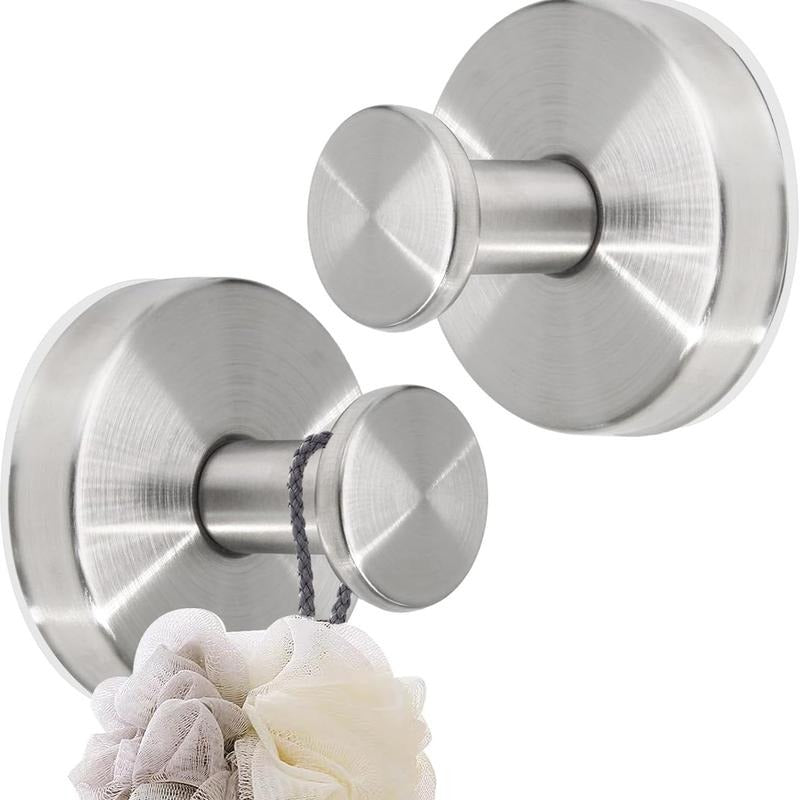 Modern Bathroom Towel Hooks – TwistLock Suction Cup System – Removable & Reusable – No Damage
