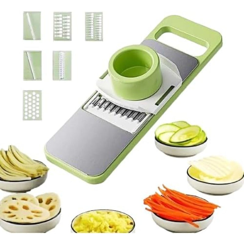 6-in-1 SafePrep Mandoline Slicer & Grater