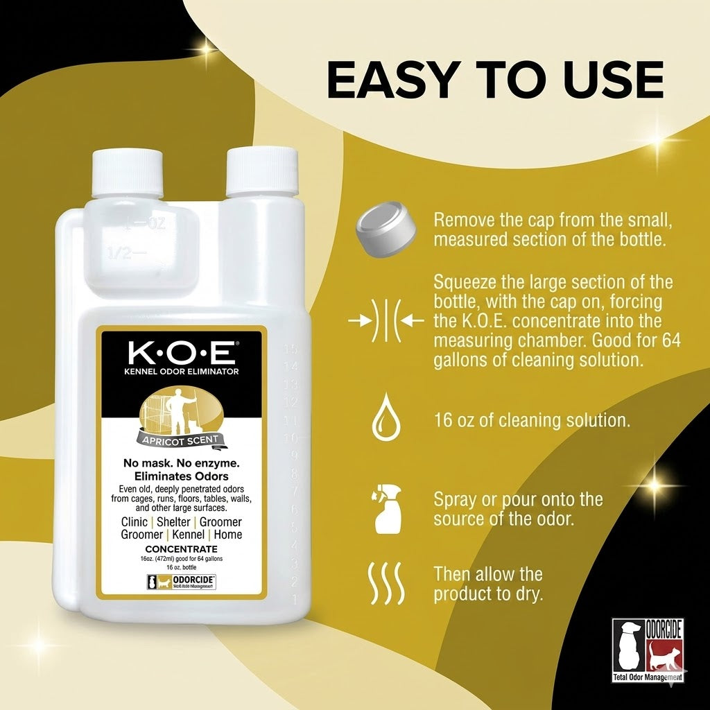 Powerful Odor Remover for Kennels and Animal Enclosures