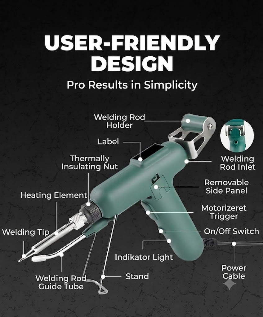⚒️ Efficient 80W Soldering Iron Kit – 12 Pieces