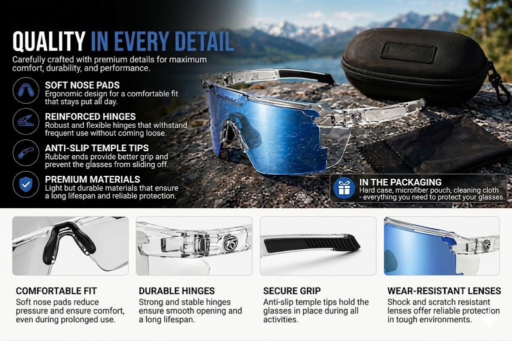 Cycling Sunglasses – Sunglasses with Adaptive Lenses