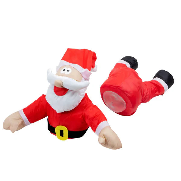 Funny “Oops!” Santa & Reindeer Decoration