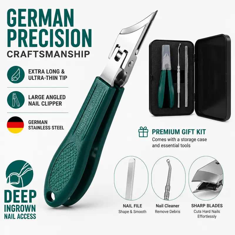 Professional Toenail Clippers for Ingrown and Thick Nails – Eagle Beak Design