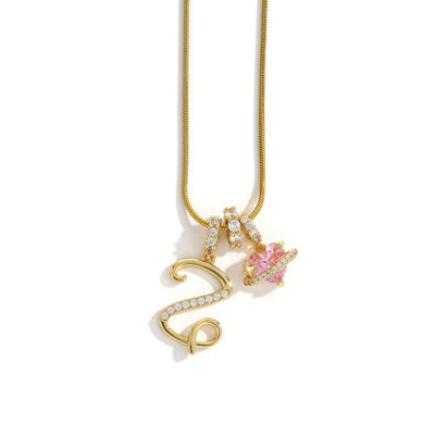 Elegant necklace with a heart pendant