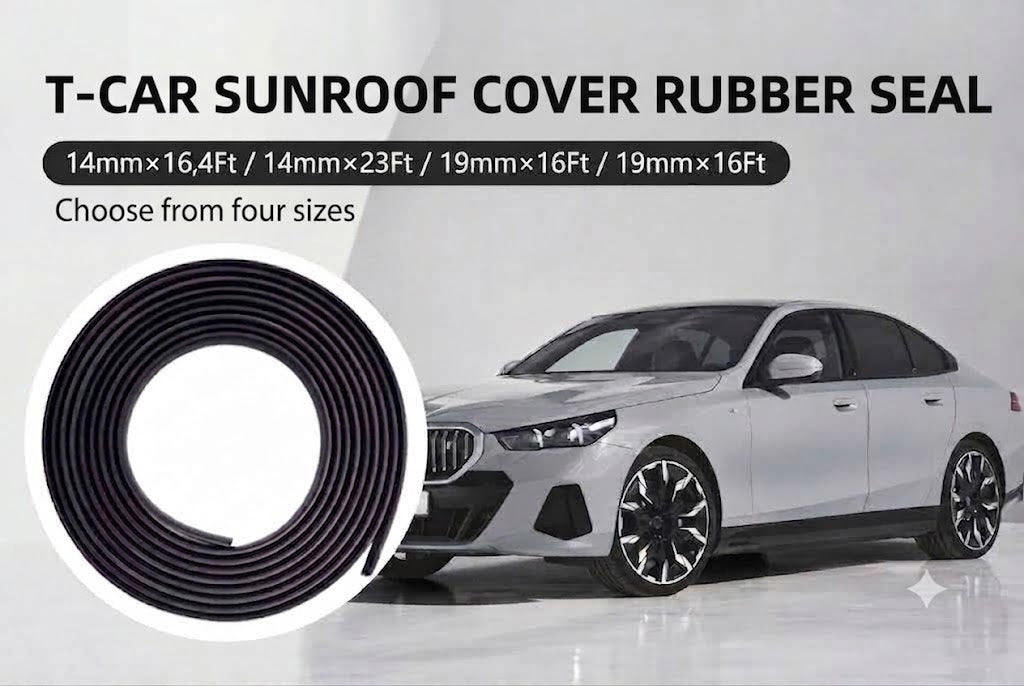 Cut-to-Fit Rubber Weatherstrip Seal for Cars