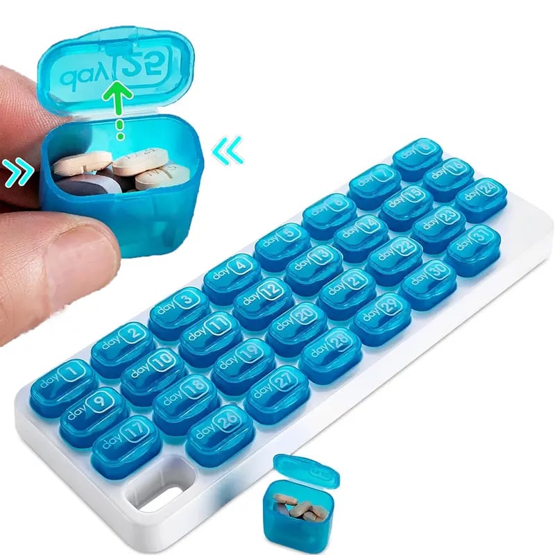 Monthly Pill Box 31 Days