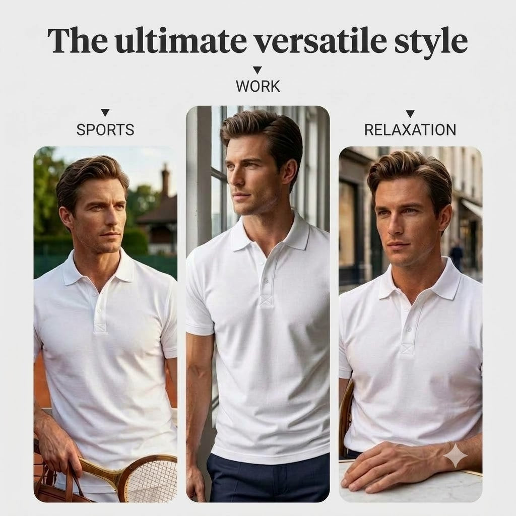 Men's Short-Sleeve Polo Shirt – Sport & Slim Fit