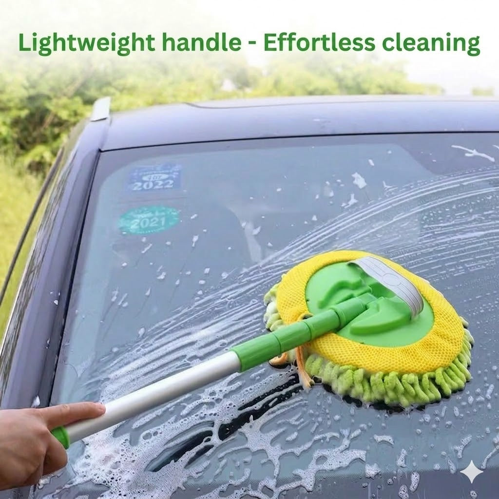 Telescopic car wash mop