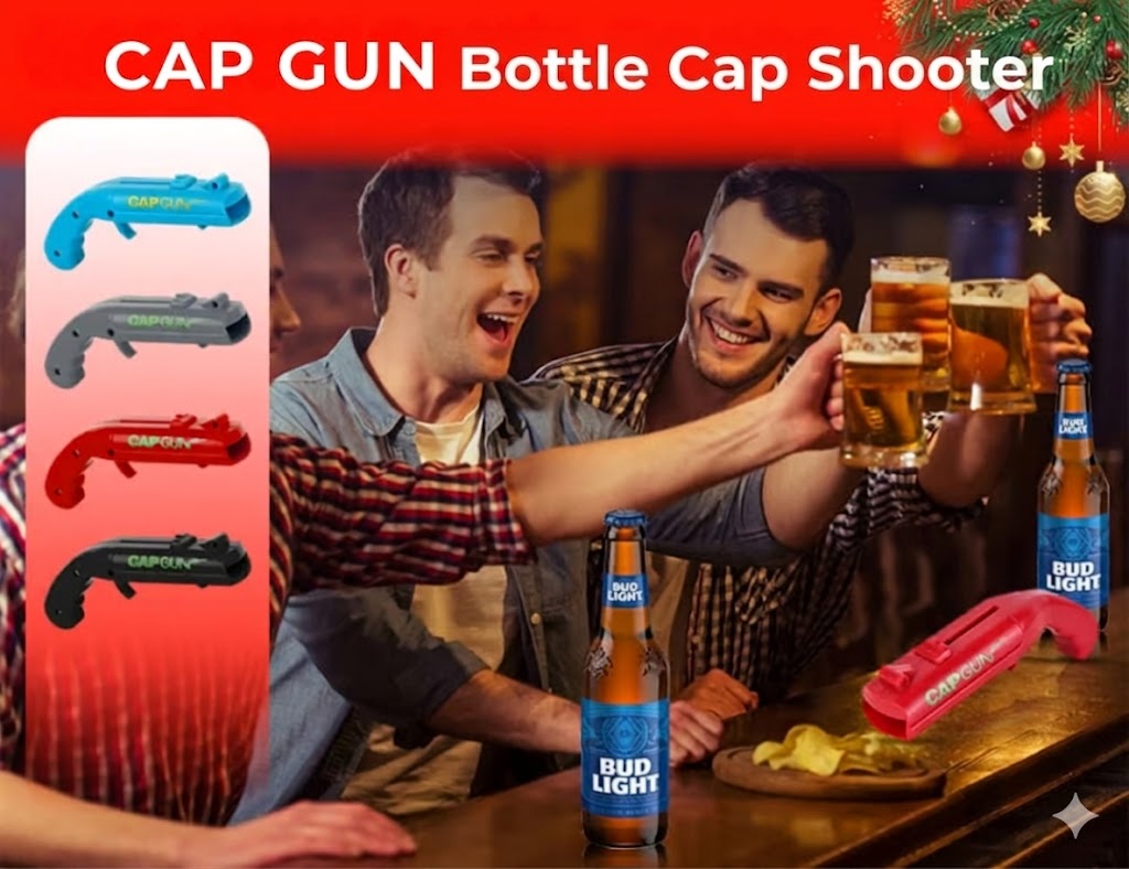 Bottle Opener Gun - Shooting Bottle Opener - The Ultimate Party Tool