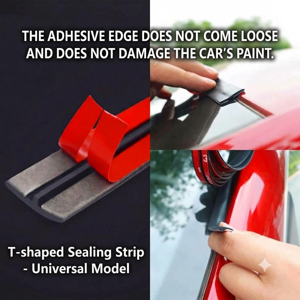 Cut-to-Fit Rubber Weatherstrip Seal for Cars