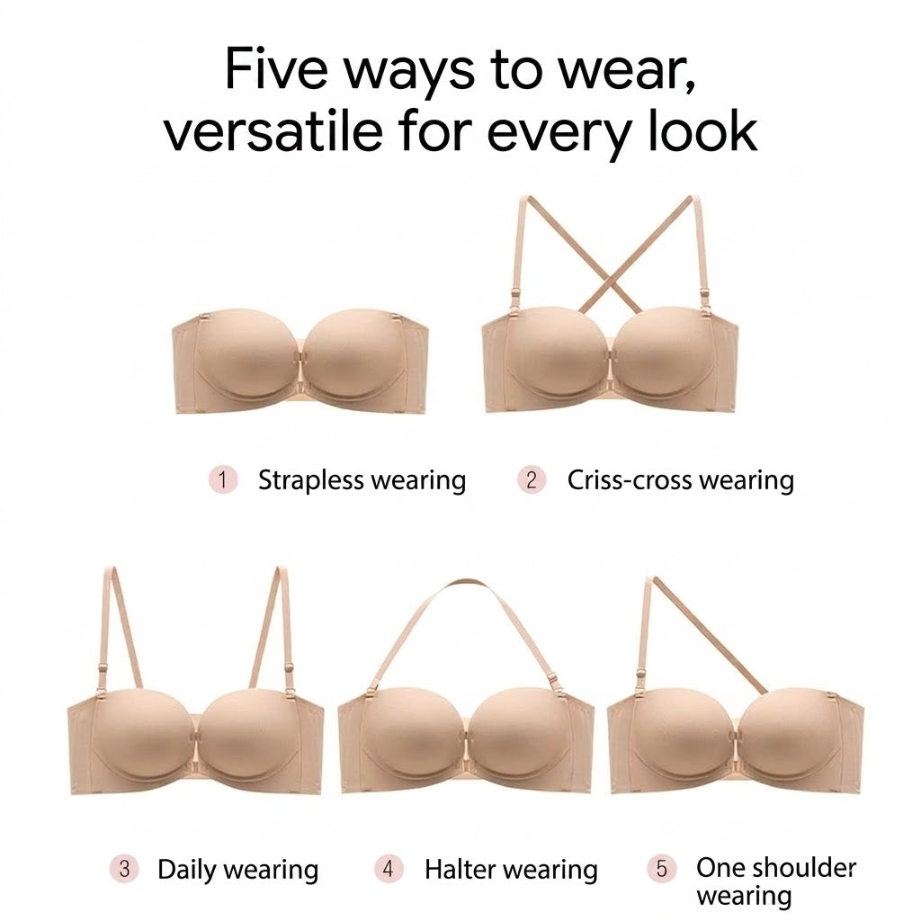 Push-Up Bra with Front Closure