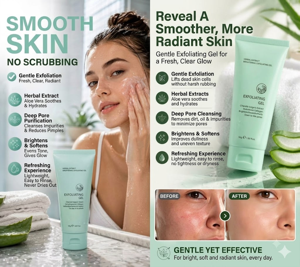 Exfoliating Gel with Herbal Extracts