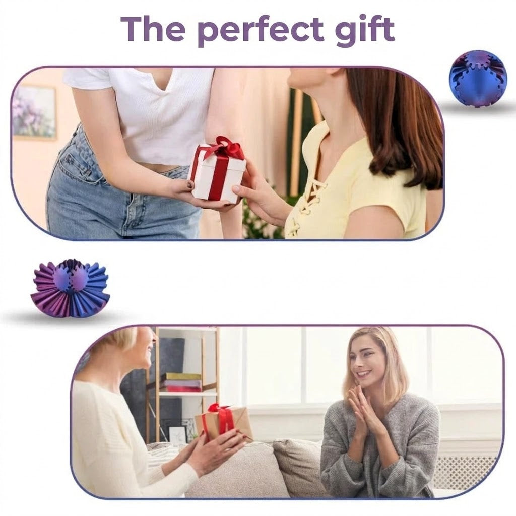Fidget Gear Ball - Stress Relief & Focus