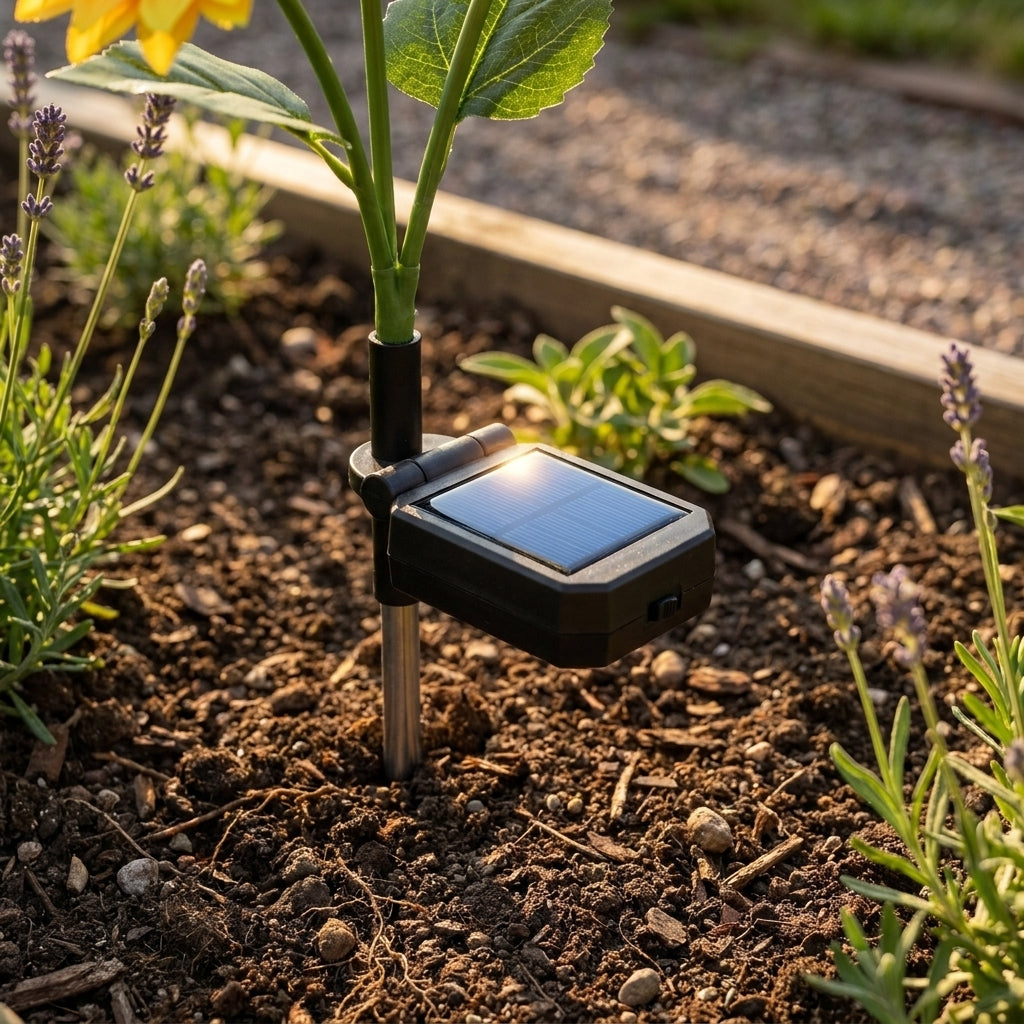 🌻 Solar-Powered Sunflower Garden Light – Looks Like a Real Sunflower