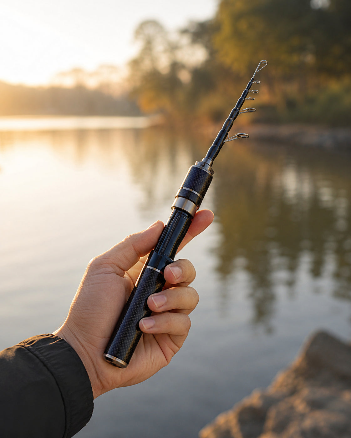 Carbon Fiber Pocket Fishing Rod: Telescopic Fishing Rod