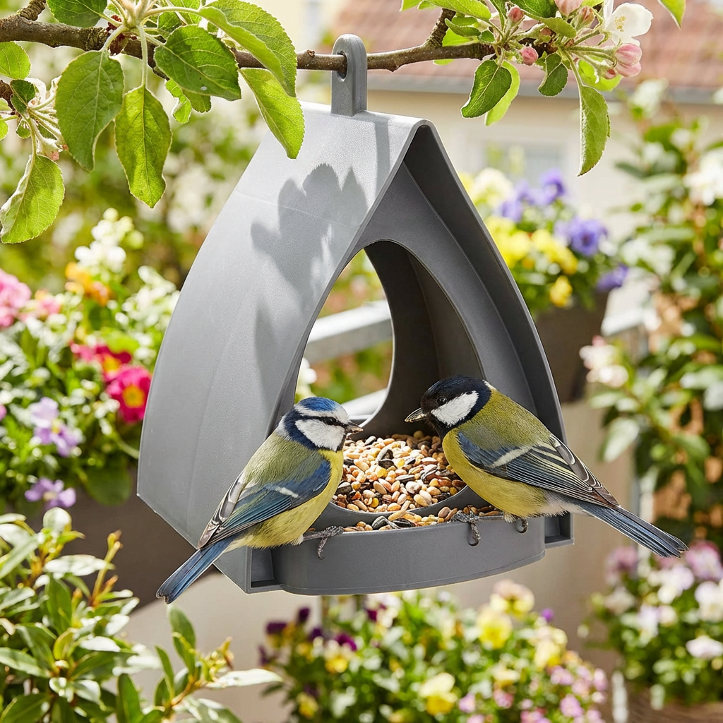 Hanging Bird Feeder – Large Capacity, Ideal for Garden and Balcony