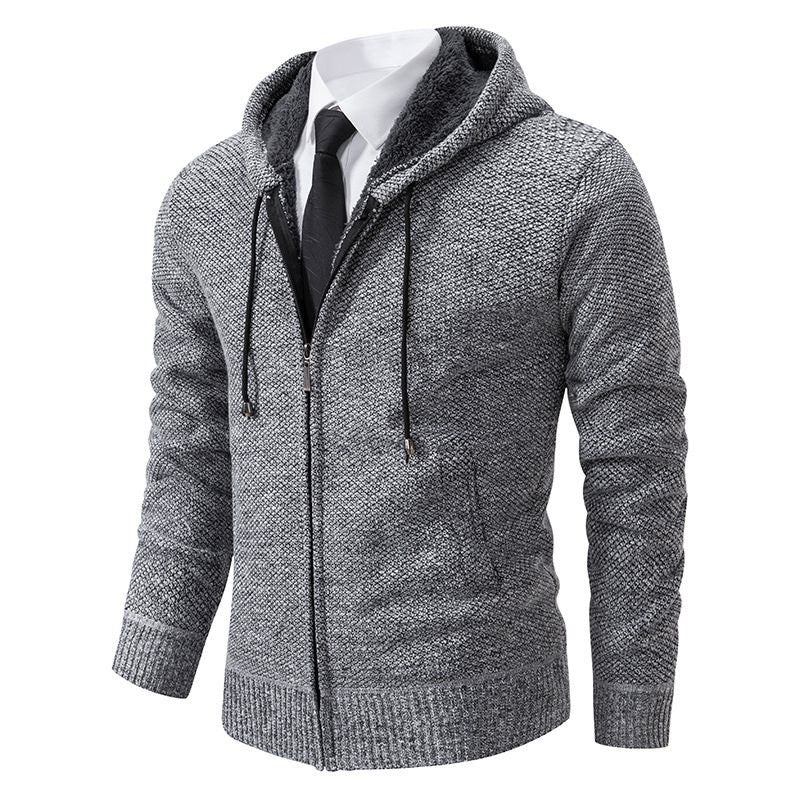 Comfortable Men's Fleece Zip Hoodie
