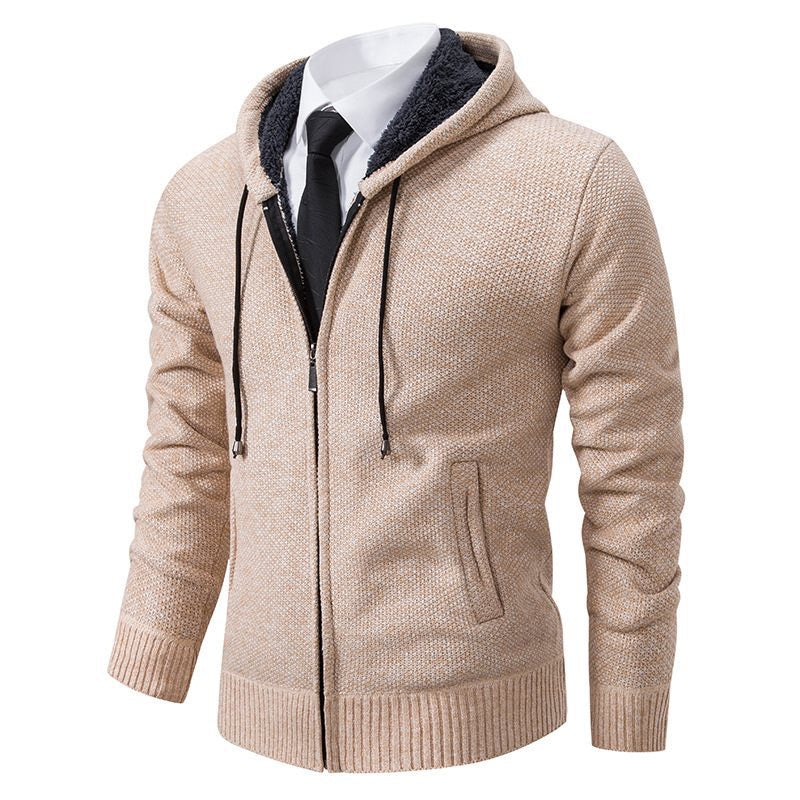 Comfortable Men's Fleece Zip Hoodie