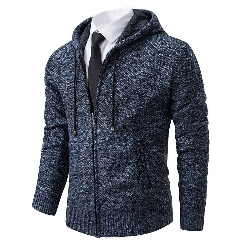 Comfortable Men's Fleece Zip Hoodie