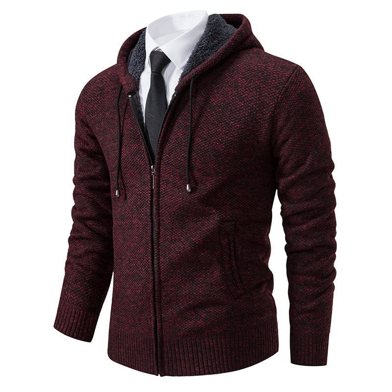 Comfortable Men's Fleece Zip Hoodie