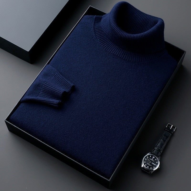 Cozy Men's Turtleneck Sweater