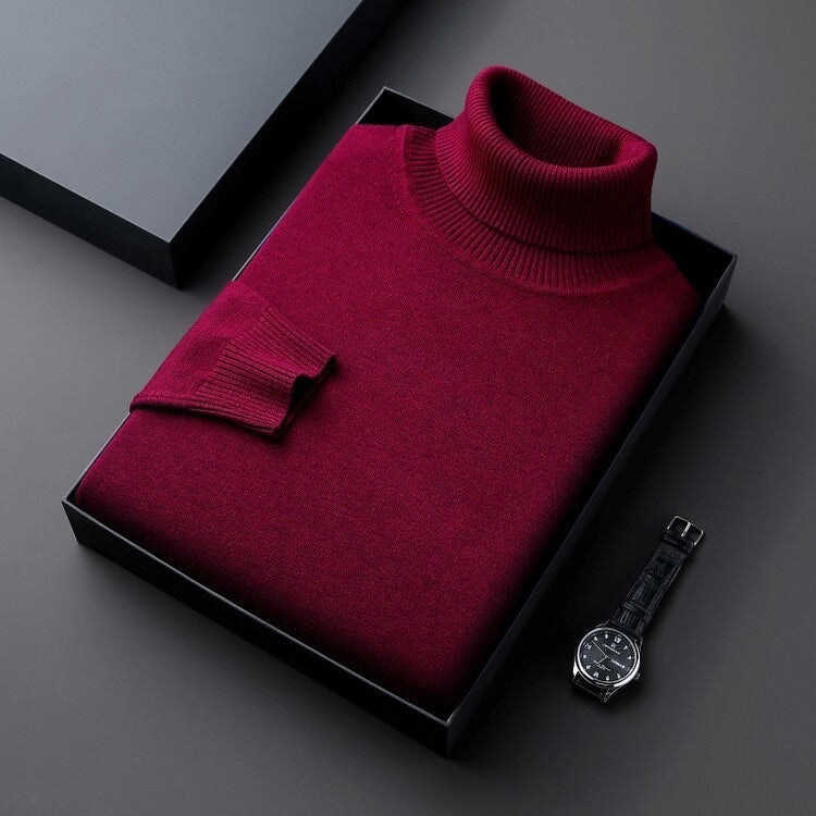 Cozy Men's Turtleneck Sweater