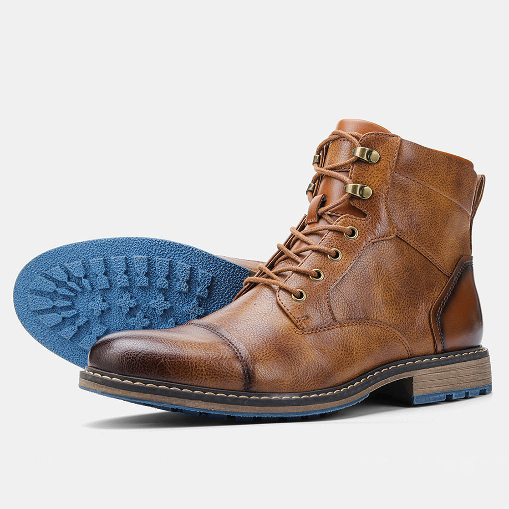 Men's Classic Leather Ankle Boots
