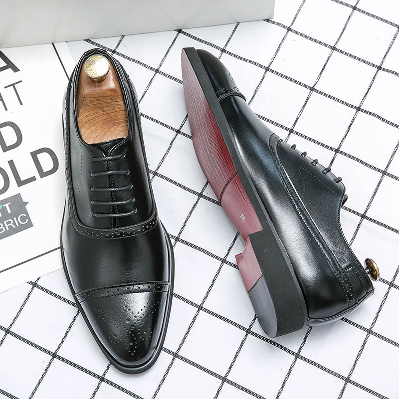 Elegant Leather Oxfords