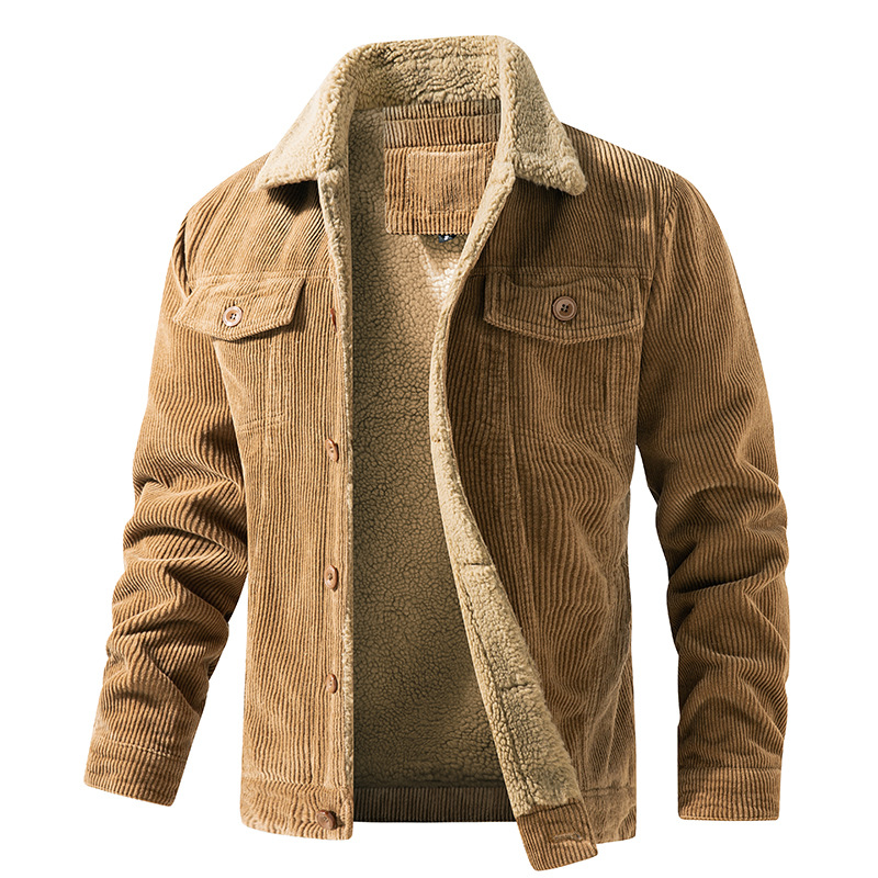 Cozy Corduroy Sherpa Jacket