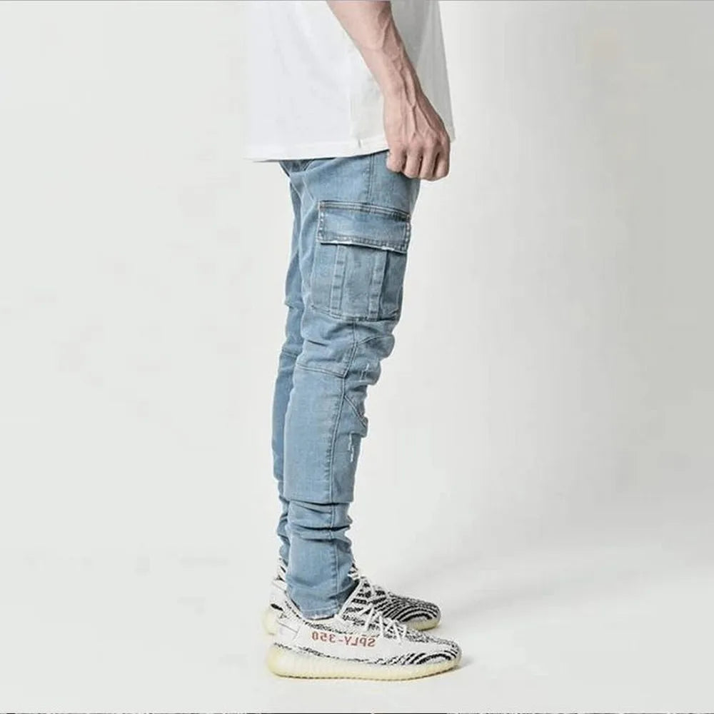 Stretch Cargo Jeans