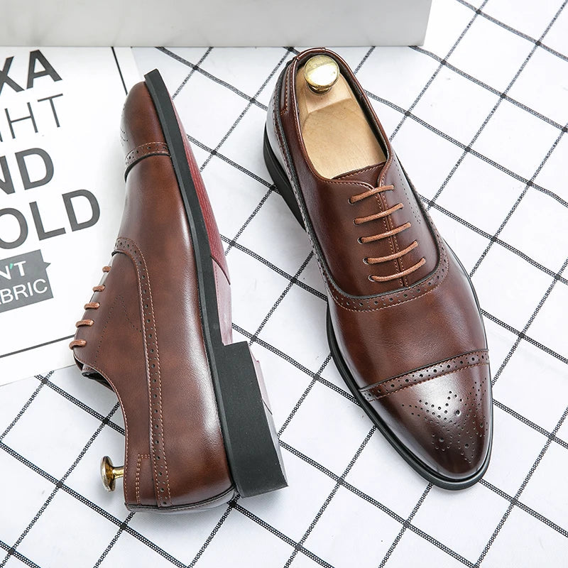 Elegant Leather Oxfords