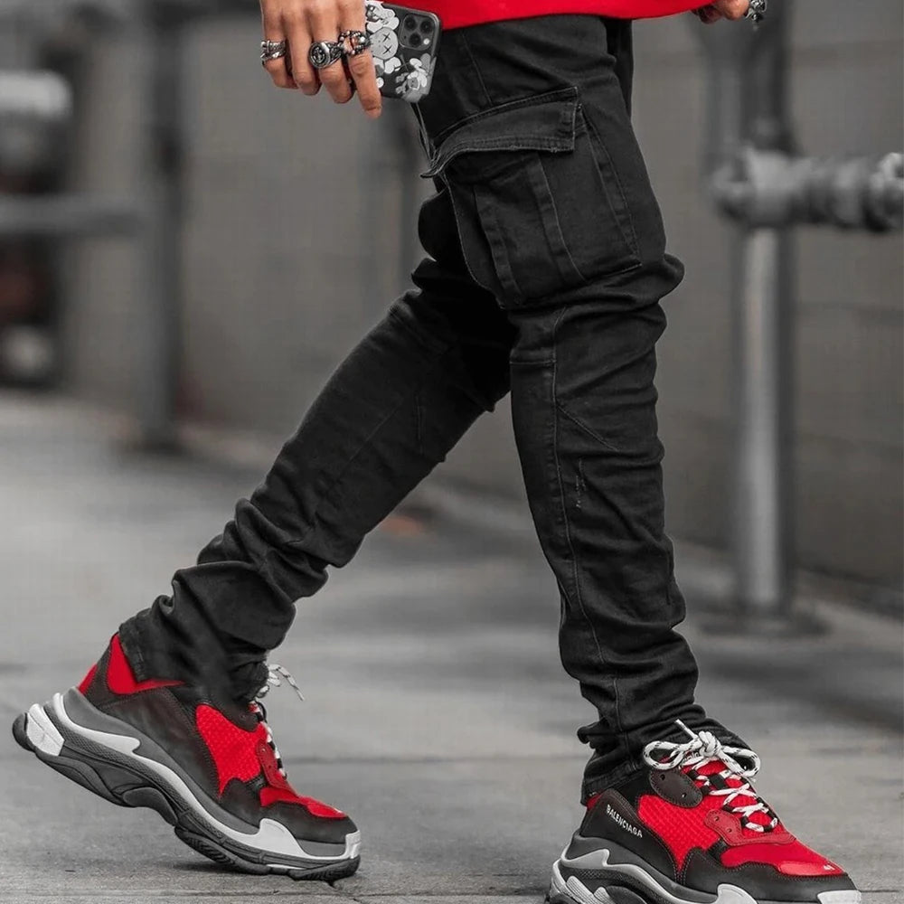 Stretch Cargo Jeans