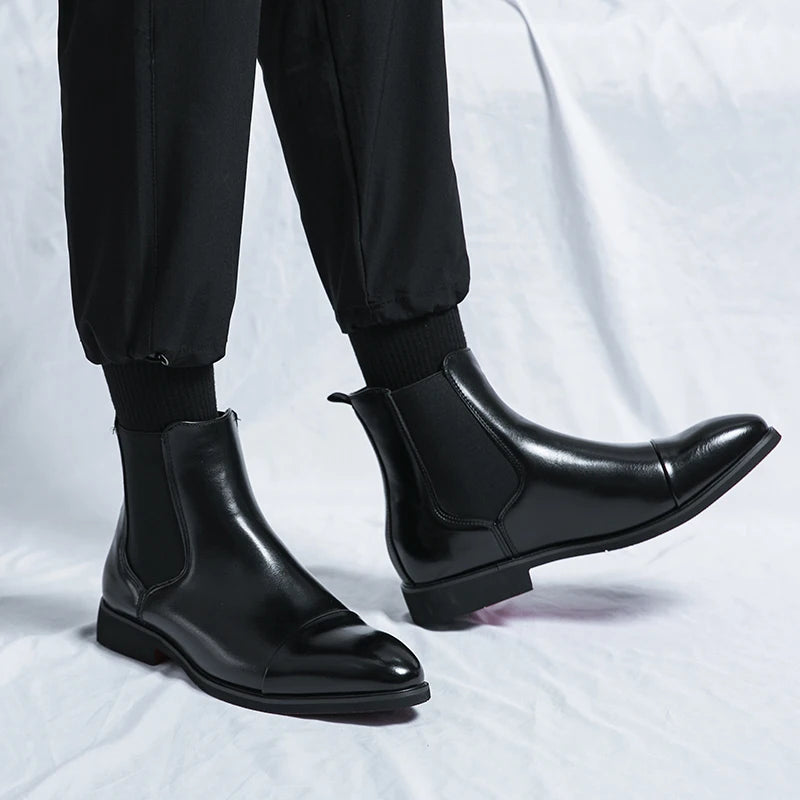 Timeless Leather Chelsea Boots