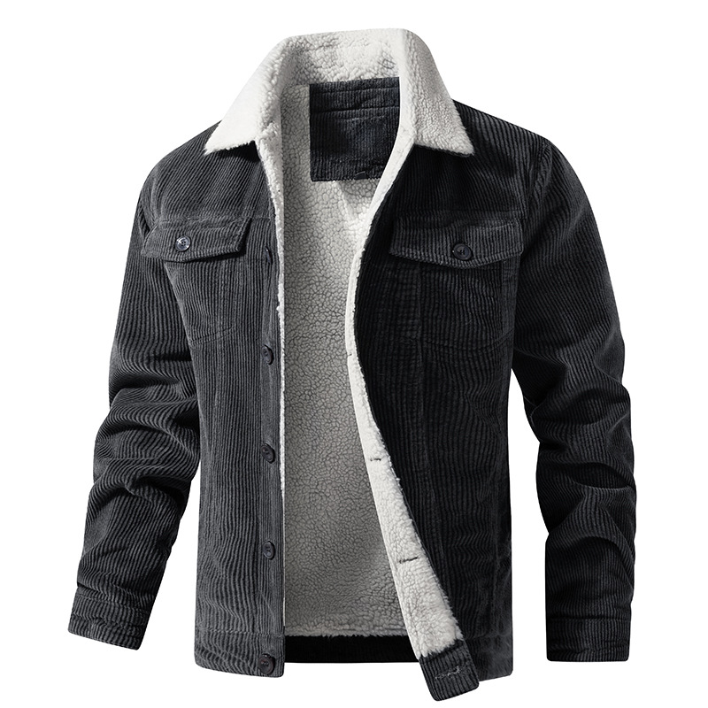 Cozy Corduroy Sherpa Jacket