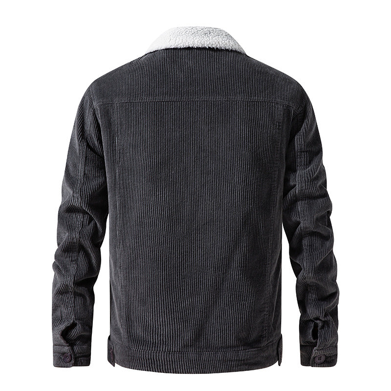 Cozy Corduroy Sherpa Jacket