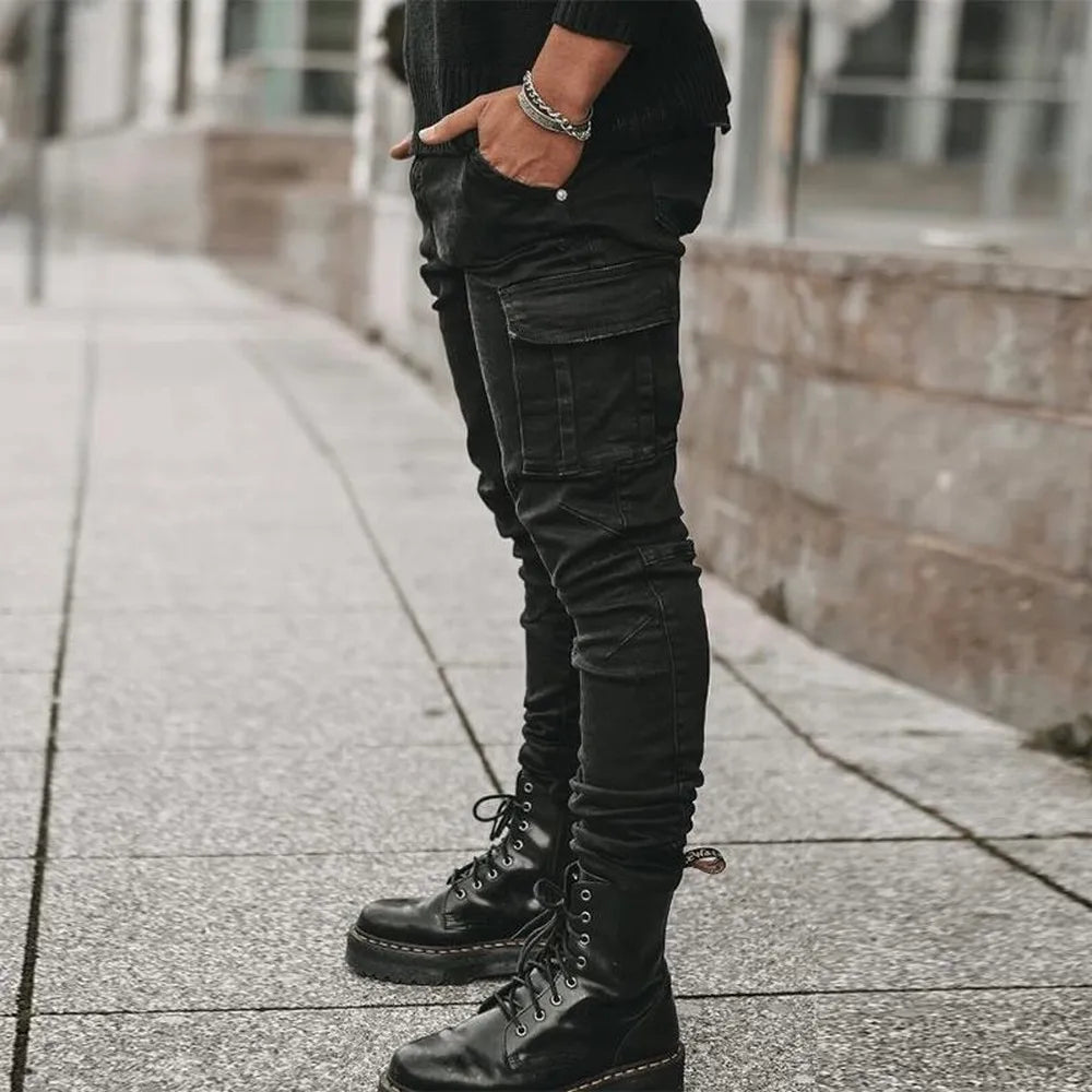 Stretch Cargo Jeans