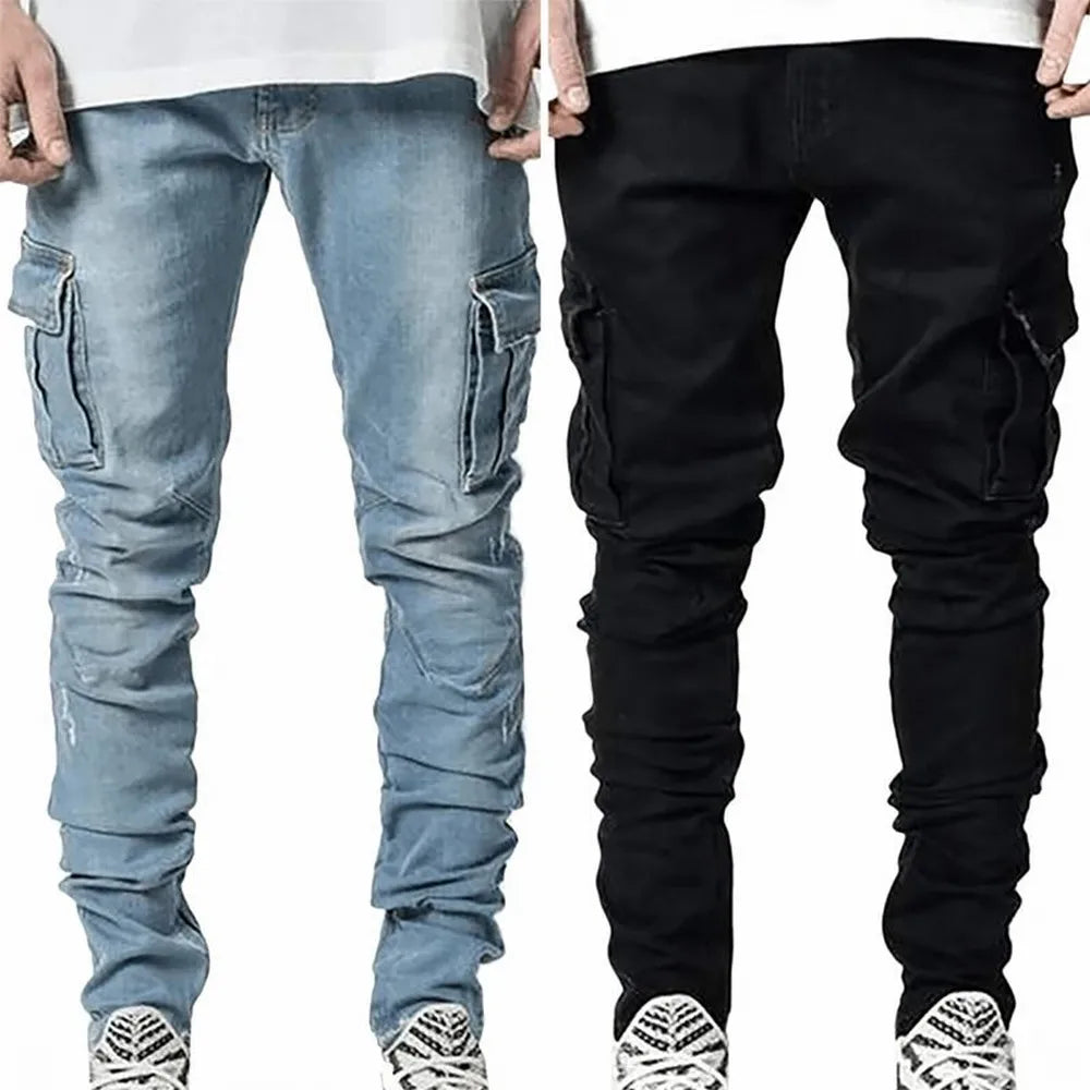 Stretch Cargo Jeans