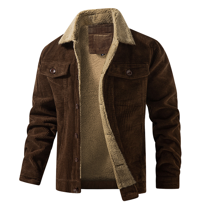 Cozy Corduroy Sherpa Jacket