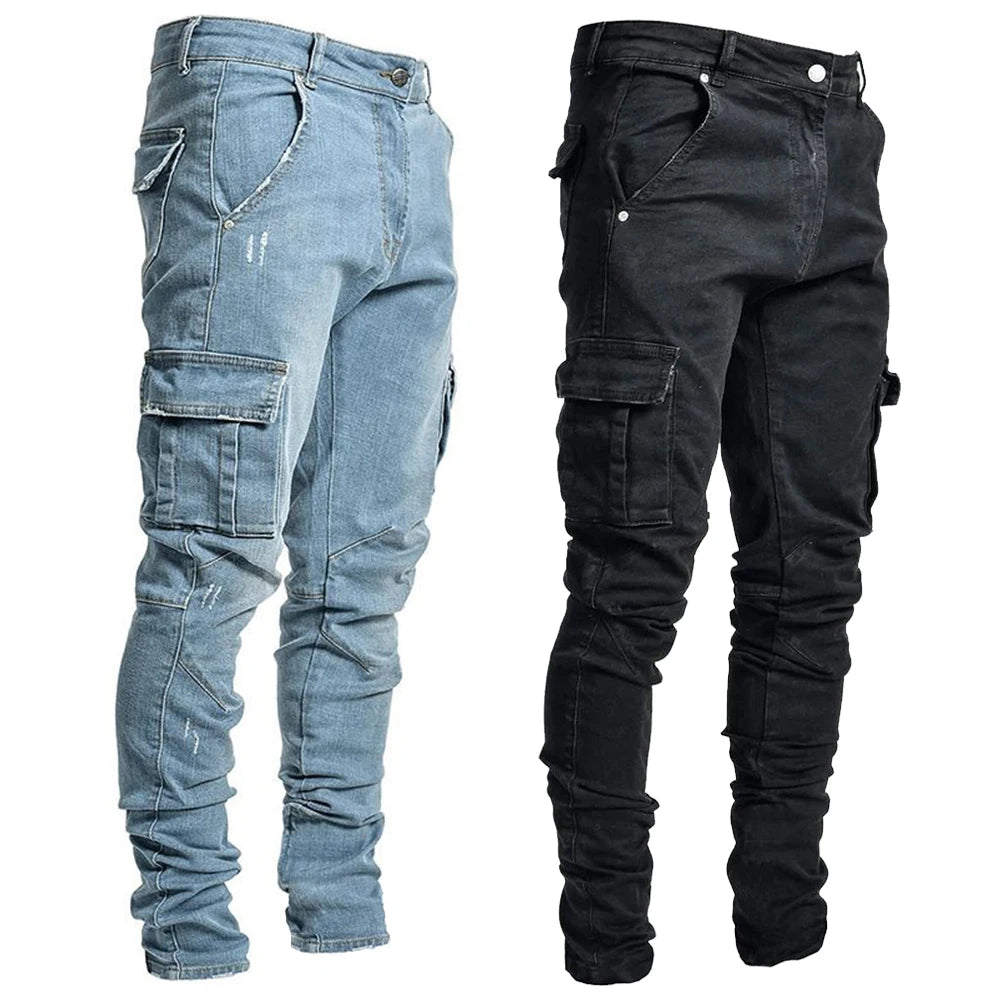 Stretch Cargo Jeans