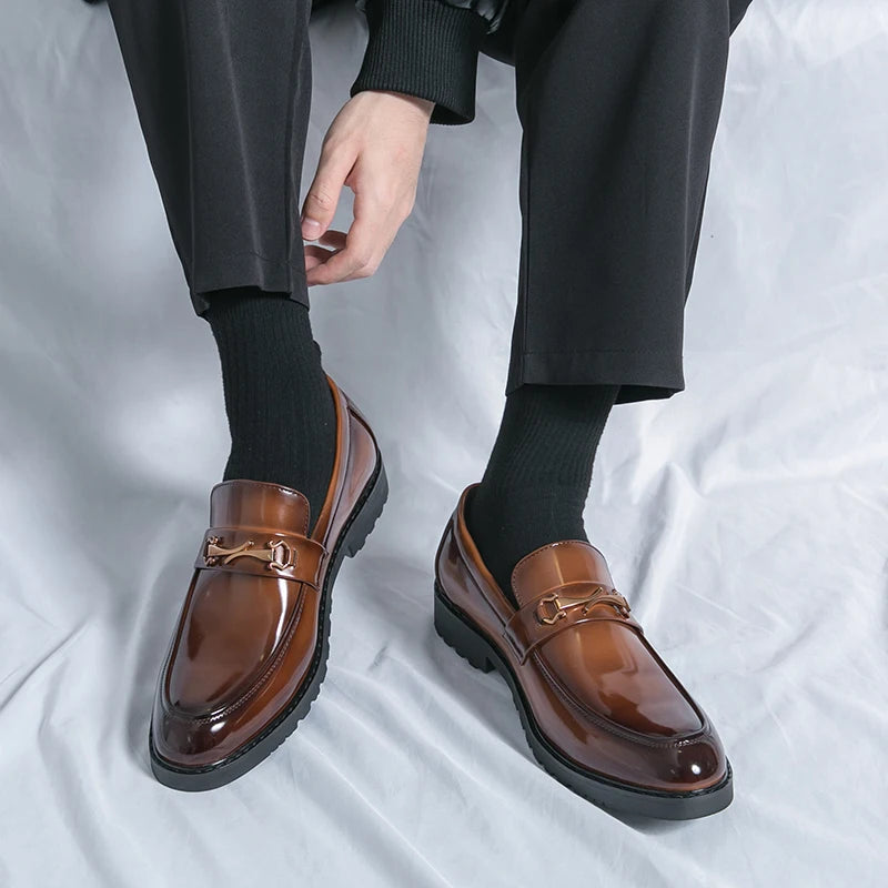Sophisticated Strap Loafers