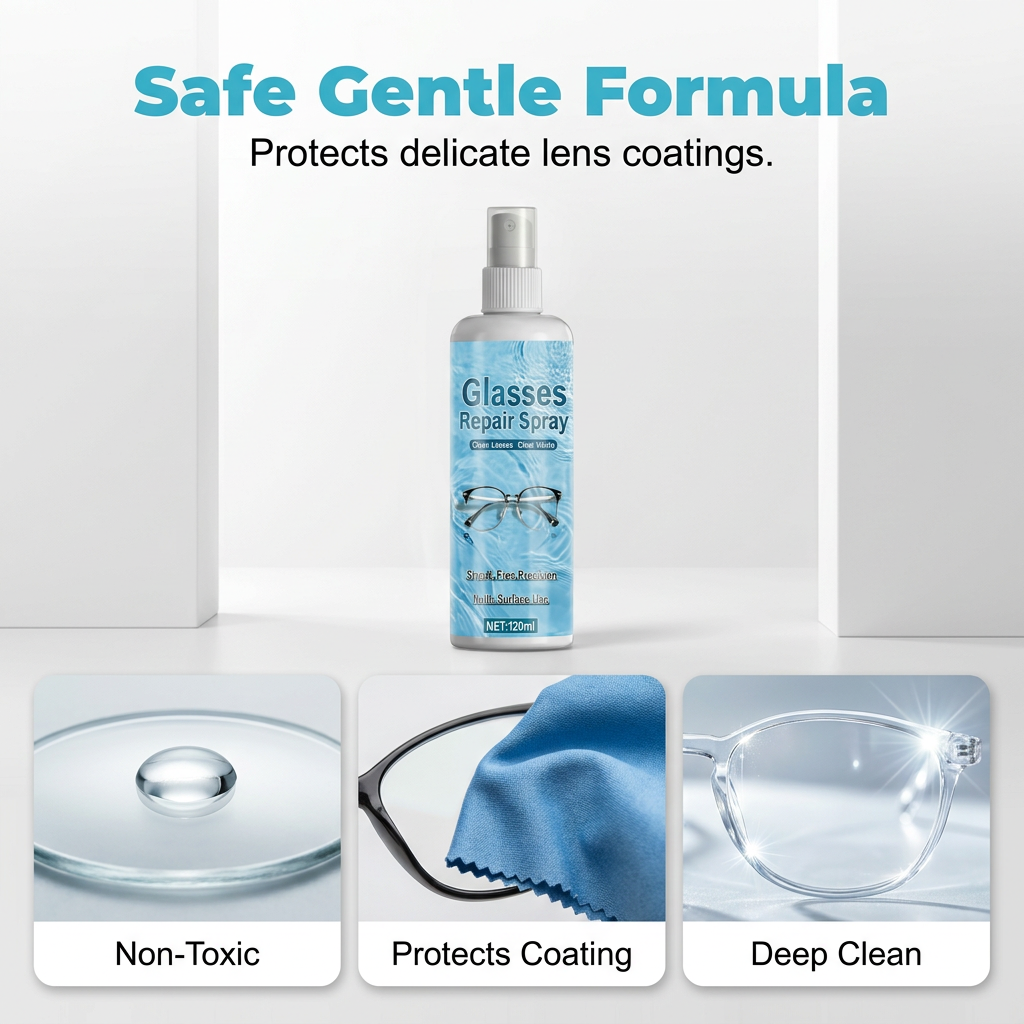 π₯ 50% OFF RIGHT NOW! π Professional Eyeglass Lens Repair and Cleaning Spray
