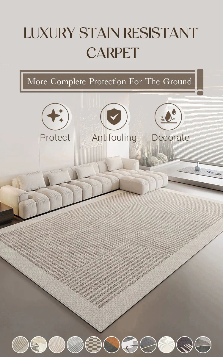 Luxury Washable & Stain-Resistant Rug