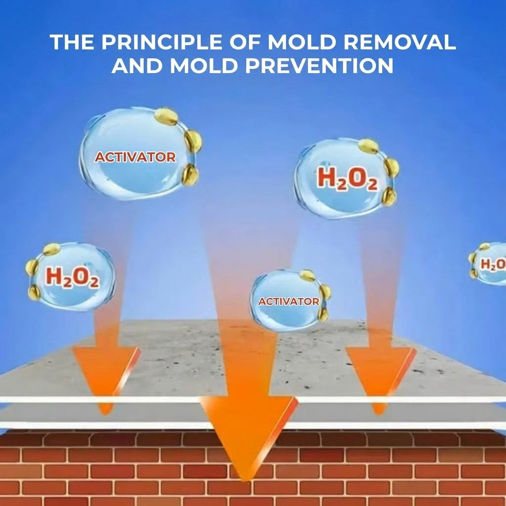 Powerful Mold Remover Spray (Immediate Results)