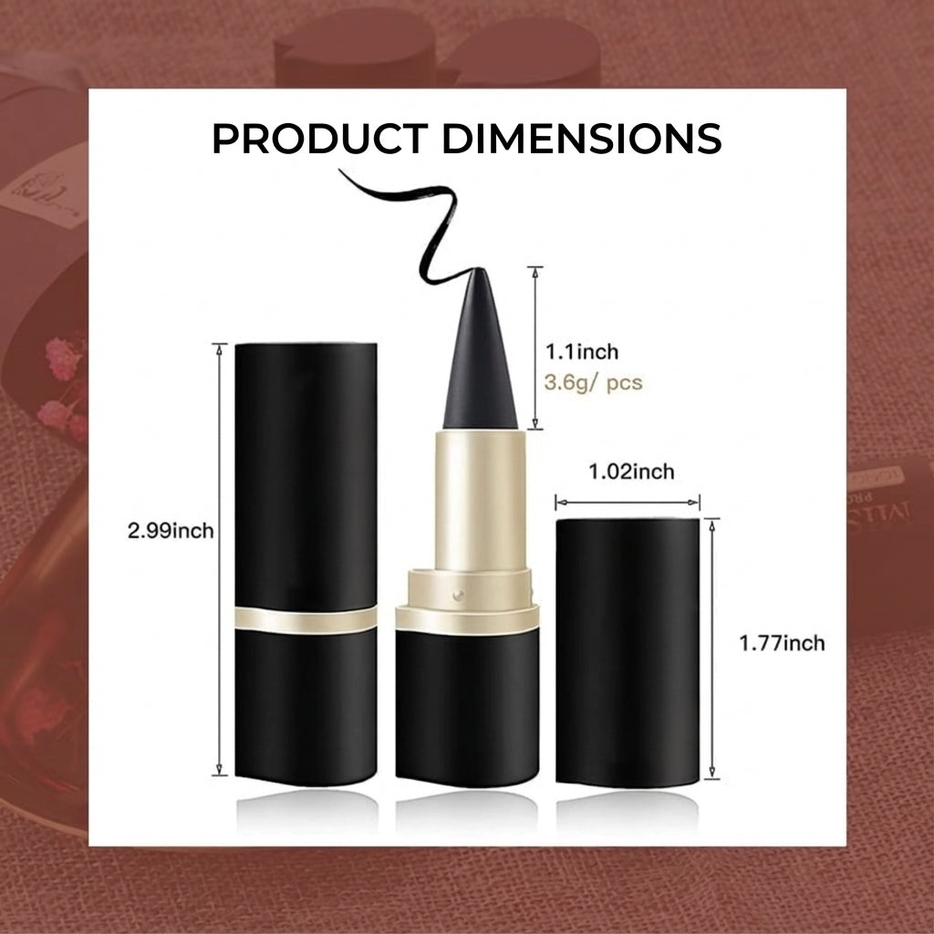 Waterproof Eyeliner - Matte Black & 12H Smudge-Proof