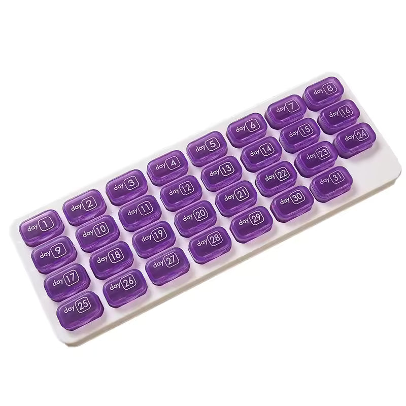 Monthly Pill Box 31 Days