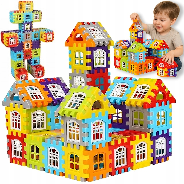 BlocksyTown™ – Build Your Own Magnetic City (320 Pieces)