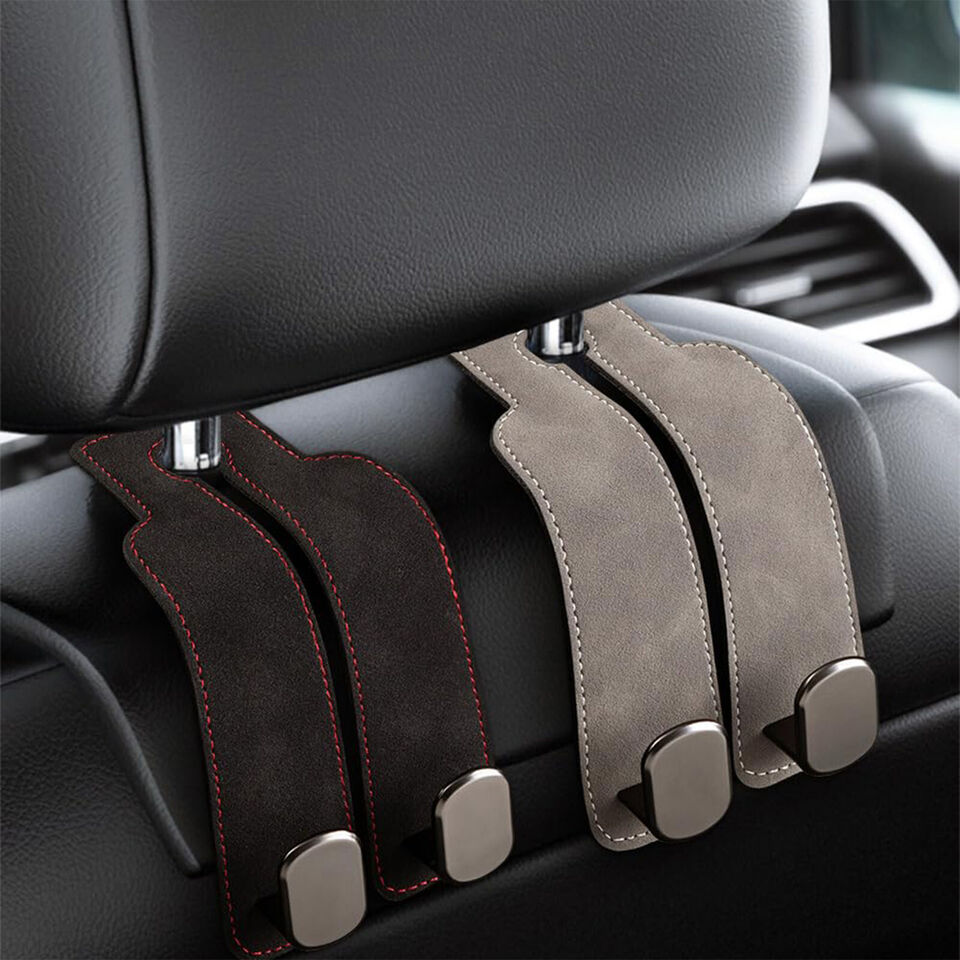 Double Car Headrest Hook with Logo