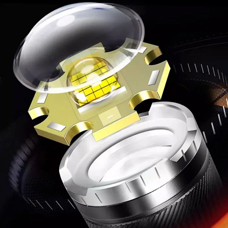 Powerful Flashlight with Zoom Function
